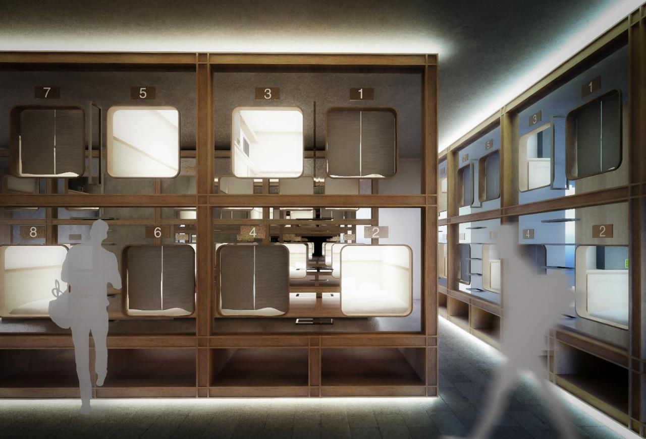 Hearts Capsule Hotel & Spa Hakata Fukuoka  Esterno foto